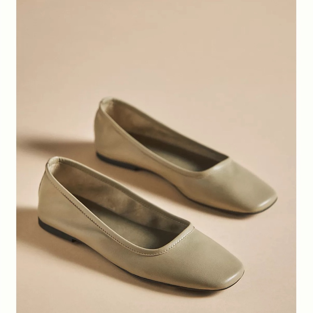 Anthropologie Pilcro Soft Ballet Flat (Moss)